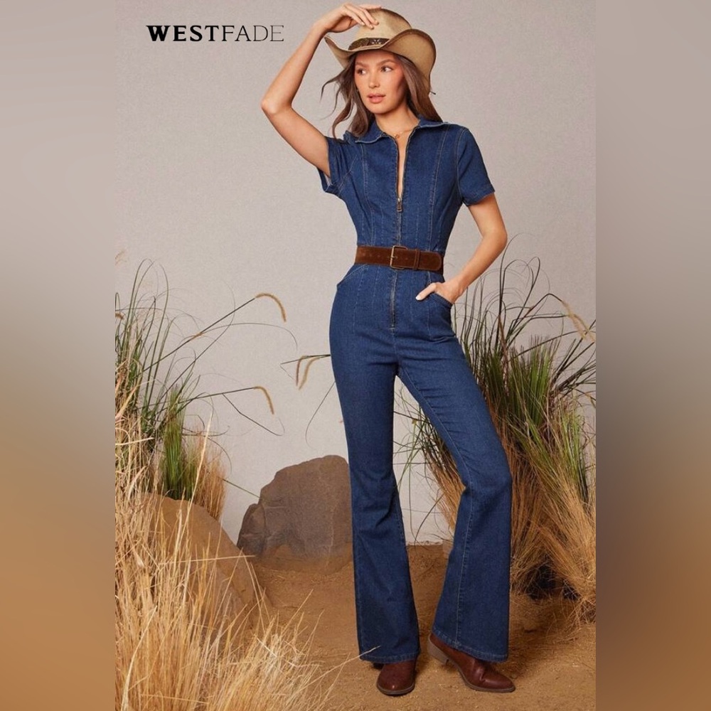 WESTFADE Light Blue Denim jumper